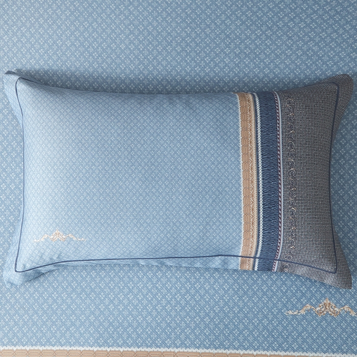 91家纺网 家纺一手货源 找家纺 威克凯丽 2025新款定位款竹语天丝软凉席三件套 特洛伊