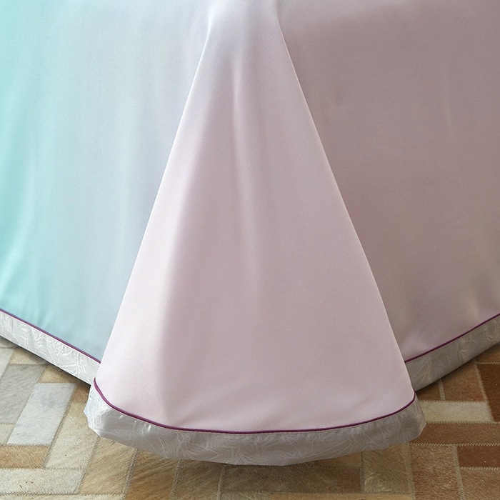 91家纺网 家纺一手货源 找家纺 威克凯丽 2025新款定位款竹语天丝软凉席三件套 忆海