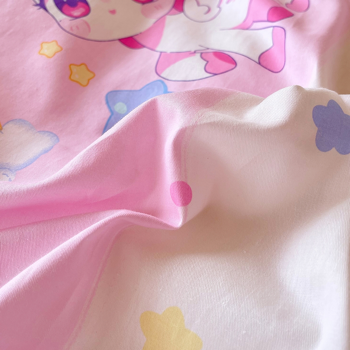 91家纺网 家纺一手货源 找家纺 金鑫汇家纺2025新款A类宿舍全棉印花床盖三件套 小马莉尔