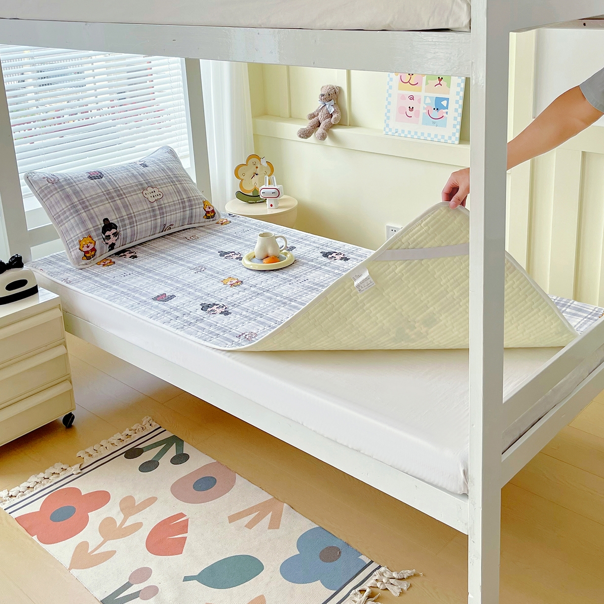 91家纺网 家纺一手货源 找家纺 （总）金鑫汇家纺2025新款A类全棉学生宿舍床盖系列单品