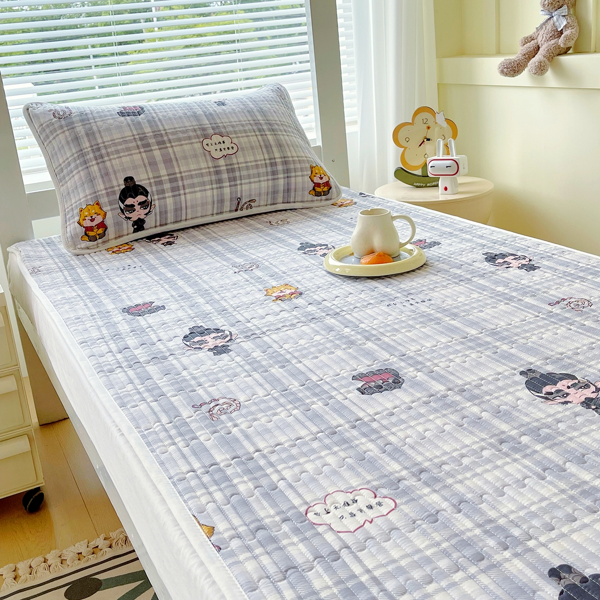 91家纺网 家纺一手货源 找家纺 （总）金鑫汇家纺2025新款A类全棉学生宿舍床盖系列单品