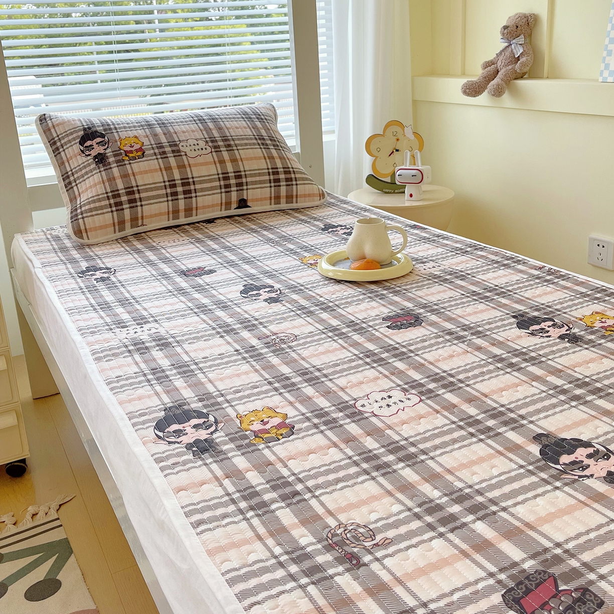 91家纺网 家纺一手货源 找家纺 金鑫汇家纺2025新款A类学生宿舍枕套系列单品 无畏申公豹·咖