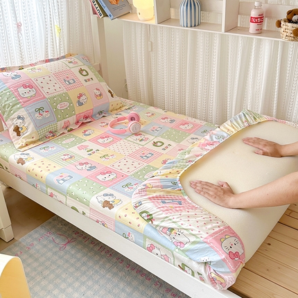 91家纺网 家纺一手货源 找家纺 （总）拾物记 2025新款A类新疆棉学生床笠第二批