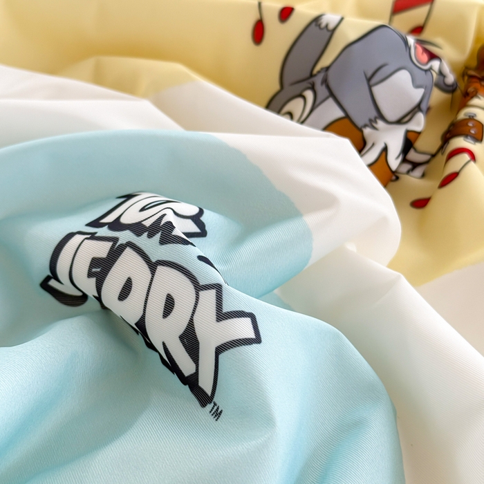 91家纺网 家纺一手货源 找家纺 彩象树家纺 2025新款猫和老鼠系列凉感夏被被子被芯 音乐派对