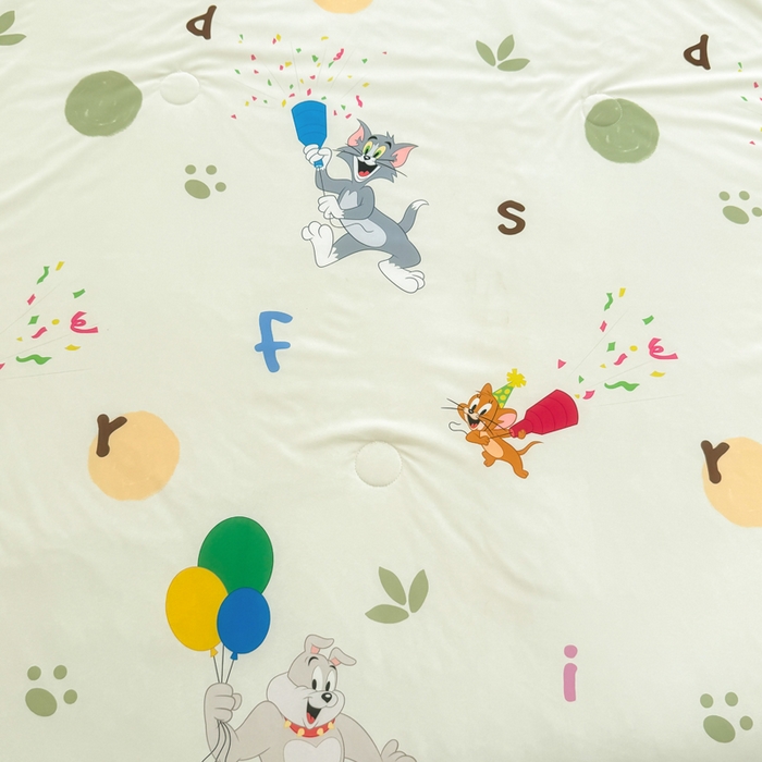 91家纺网 家纺一手货源 找家纺 彩象树家纺 2025新款猫和老鼠系列凉感夏被被子被芯 欢乐秀