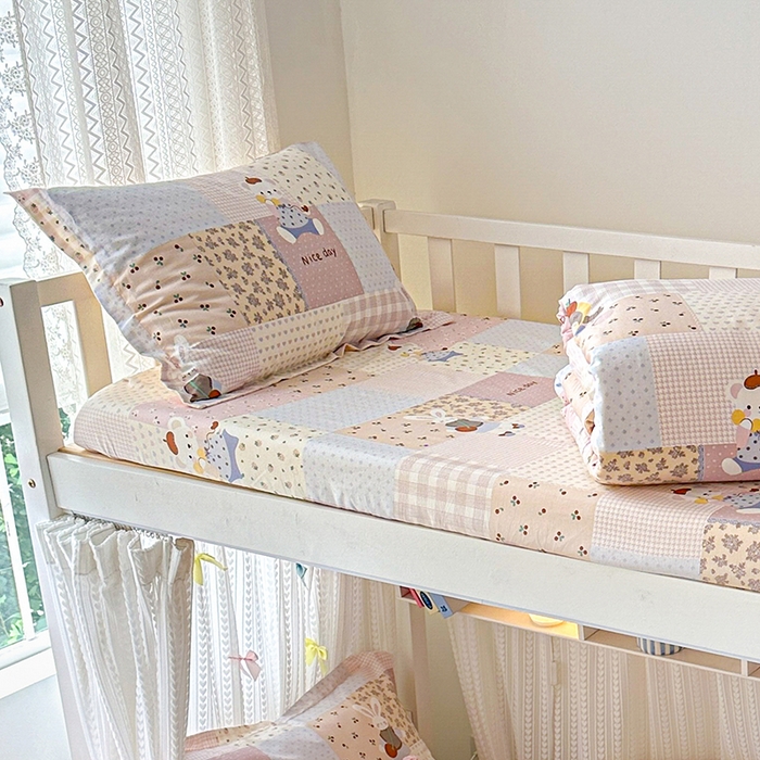 91家纺网 家纺一手货源 找家纺 拾物记 2025新款A类棉学生床笠第二批 快乐聚会