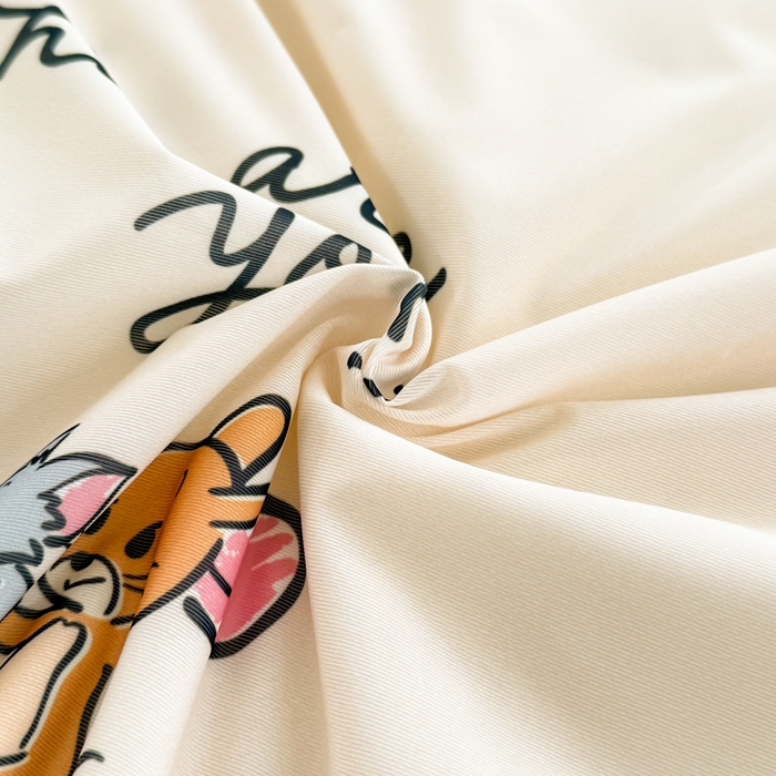 91家纺网 家纺一手货源 找家纺 彩象树家纺 2025新款猫和老鼠系列凉感夏被被子被芯 奇妙瞬间