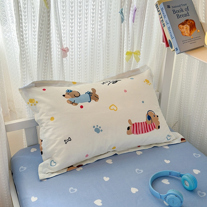 91家纺网 家纺一手货源 找家纺 拾物记 2025新款A类棉学生床笠第二批 童趣蜜歌（B版）