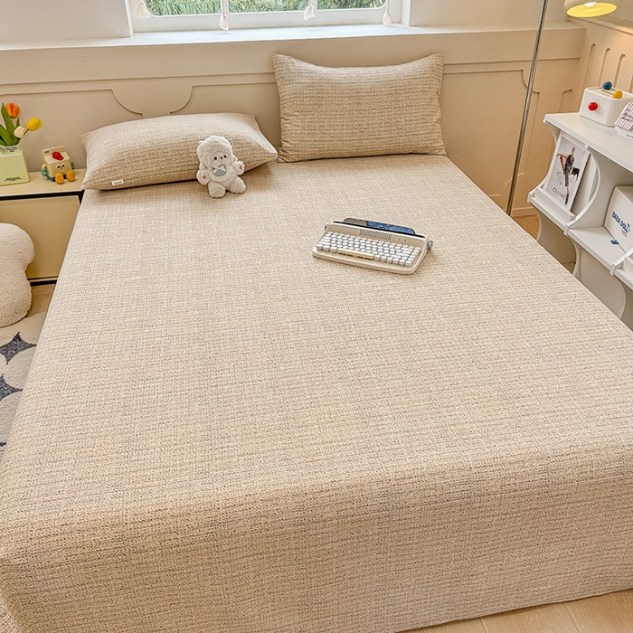 91家纺网 家纺一手货源 找家纺 爱彼家纺  2025新款锦柔老粗布席子凉席床单热卖花型 明沙