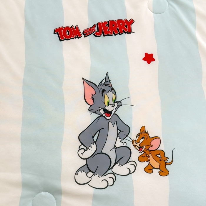 91家纺网 家纺一手货源 找家纺 彩象树家纺 2025新款猫和老鼠系列凉感夏被被子被芯 好友记