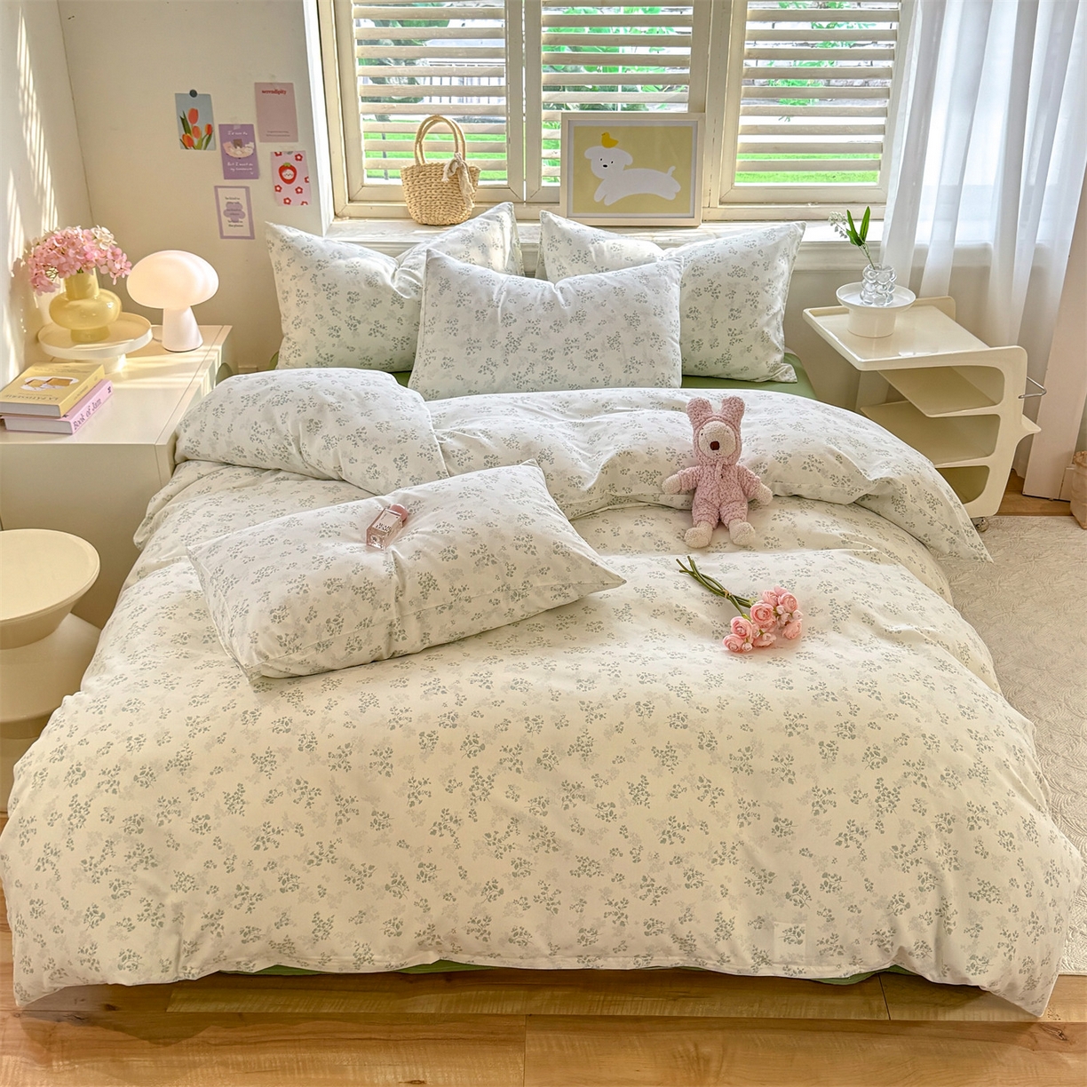 91家纺网 家纺一手货源 找家纺 （总）多品家纺 2025新款超柔双层纱水洗棉单被套