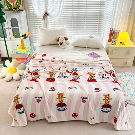 彩象树家纺 2025新款猫和老鼠系列凉感夏被被子被芯 魔法时刻