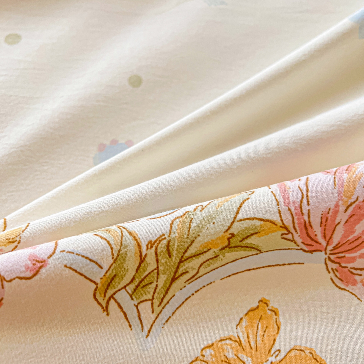 91家纺网 家纺一手货源 找家纺 眠势力 2025新款韩版花边夹棉床笠单件公主风四季款床垫保护套床罩 花语满园