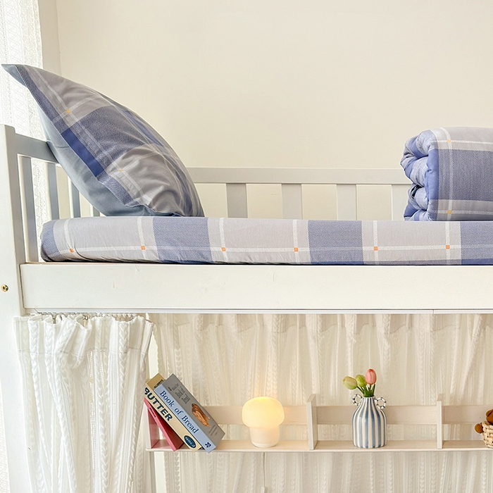 91家纺网 家纺一手货源 找家纺 拾物记 2025新款A类棉学生床笠第二批 英伦风