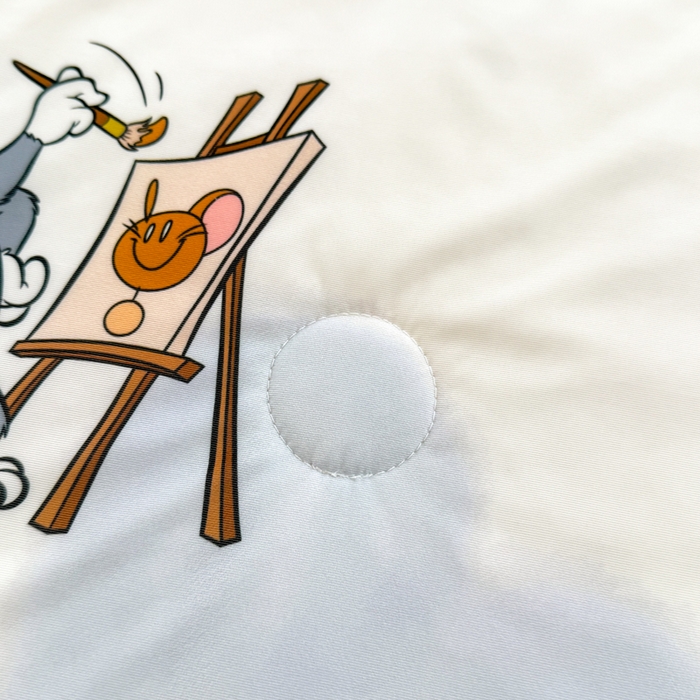 91家纺网 家纺一手货源 找家纺 彩象树家纺 2025新款猫和老鼠系列凉感夏被被子被芯 荟梦剧场