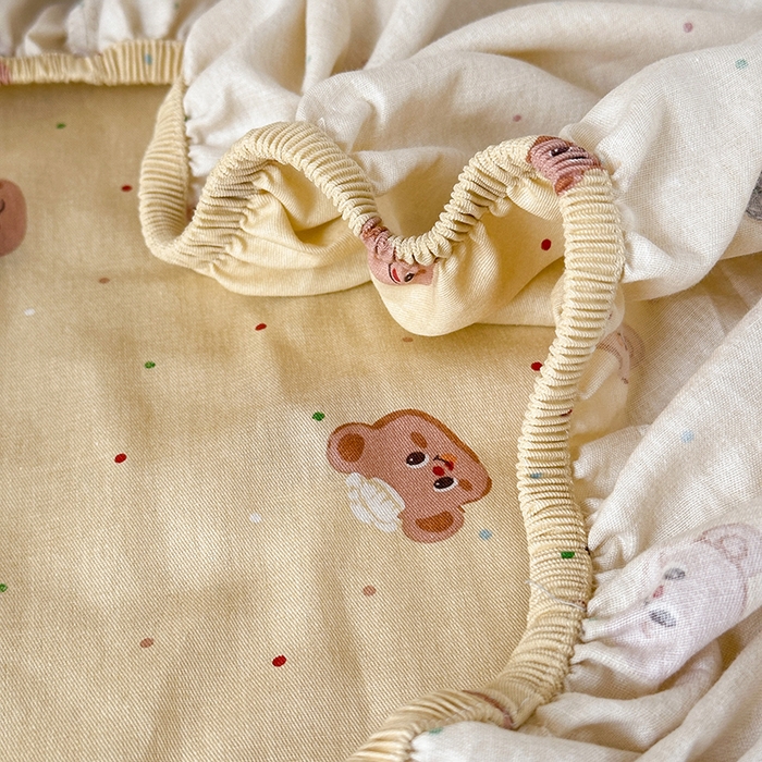 91家纺网 家纺一手货源 找家纺 拾物记 2025新款A类棉学生床笠第二批 皇家学院-黄