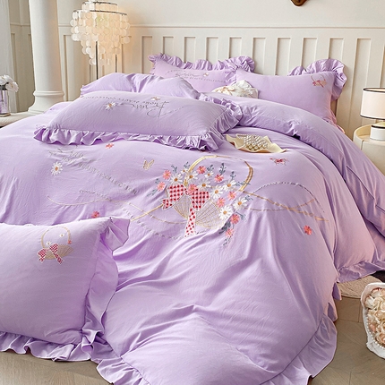 91家纺网 家纺一手货源 找家纺 （总）大麦乐田 2025新款韩版刺绣系列