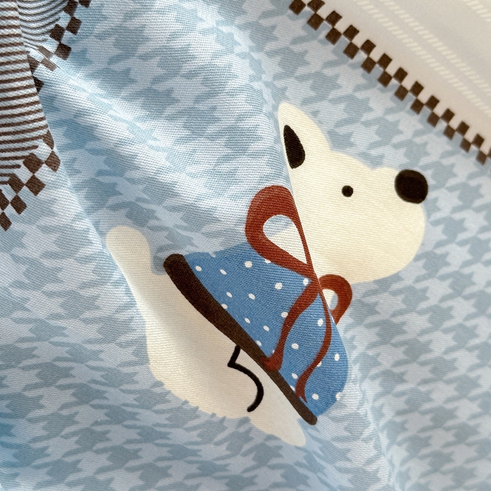 91家纺网 家纺一手货源 找家纺 拾物记 2025新款A类棉学生床笠第二批 胖胖多肉球