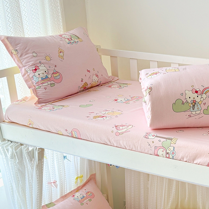 91家纺网 家纺一手货源 找家纺 （总）拾物记 2025新款A类新疆棉学生床笠第二批