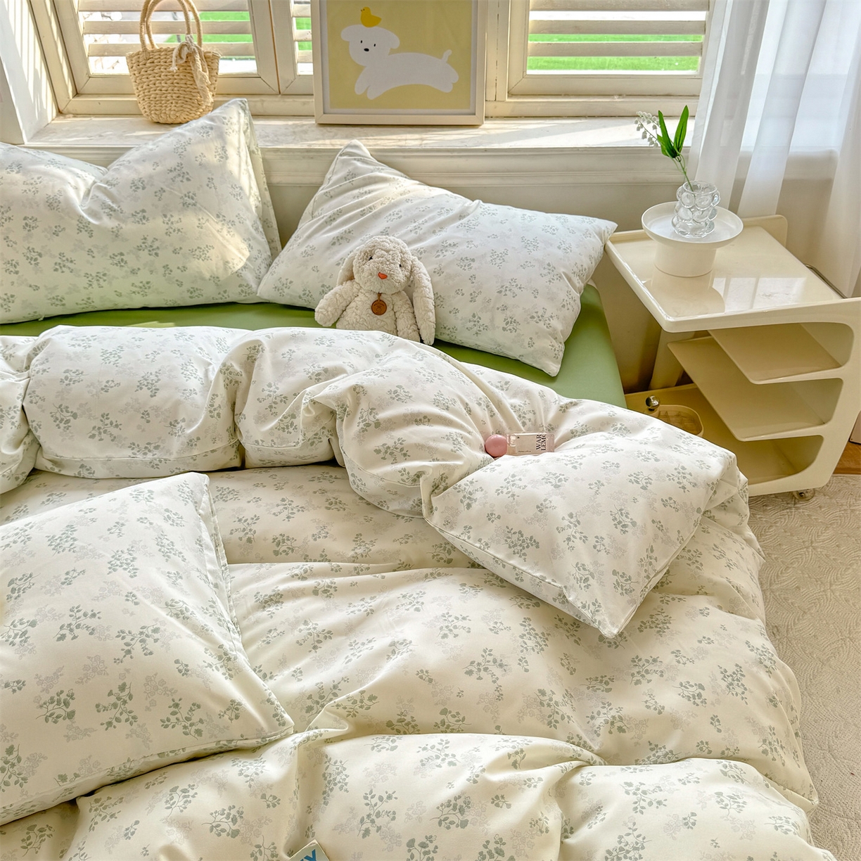 91家纺网 家纺一手货源 找家纺 （总）多品家纺 2025新款超柔双层纱水洗棉单被套