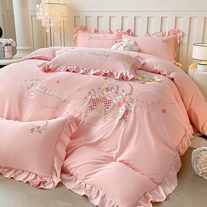 91家纺网 家纺一手货源 找家纺 （总）大麦乐田 2025新款韩版刺绣系列