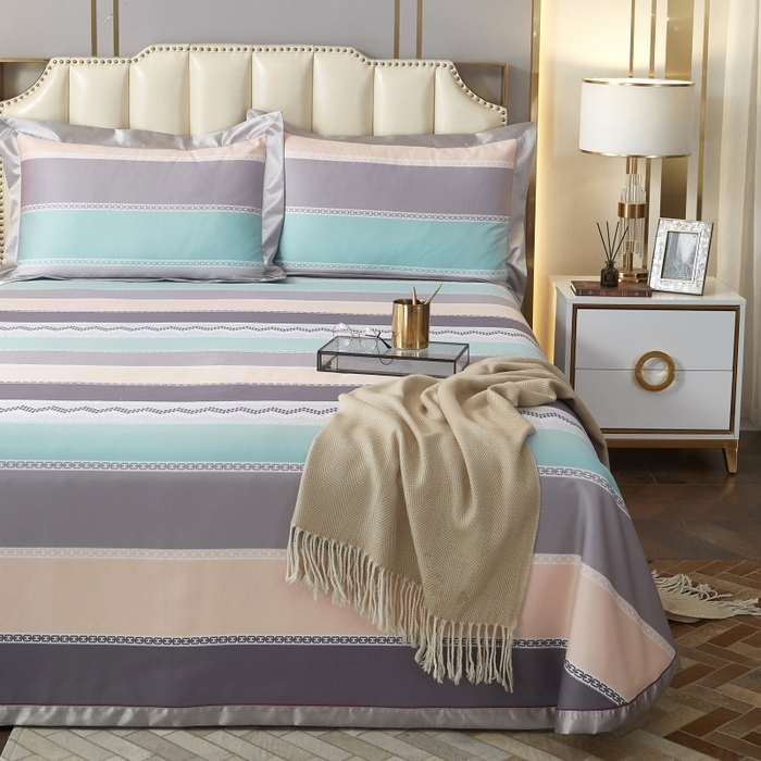 91家纺网 家纺一手货源 找家纺 （总）威克凯丽 2025新款竹语天丝软凉席三件套