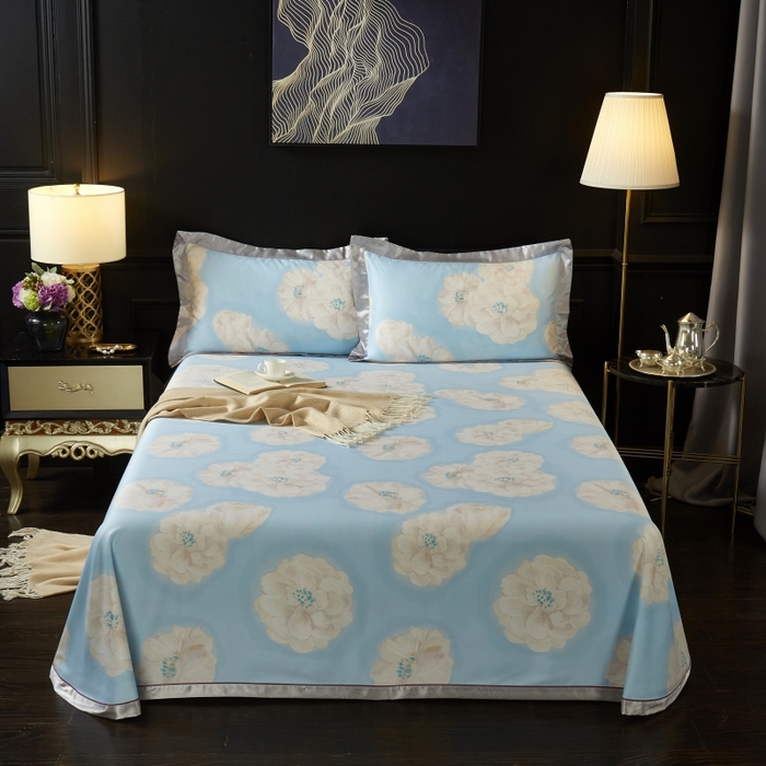 91家纺网 家纺一手货源 找家纺 （总）威克凯丽 2025新款竹语天丝软凉席三件套