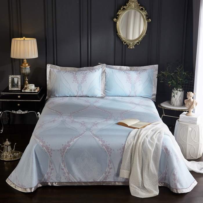 91家纺网 家纺一手货源 找家纺 （总）威克凯丽 2025新款竹语天丝软凉席三件套