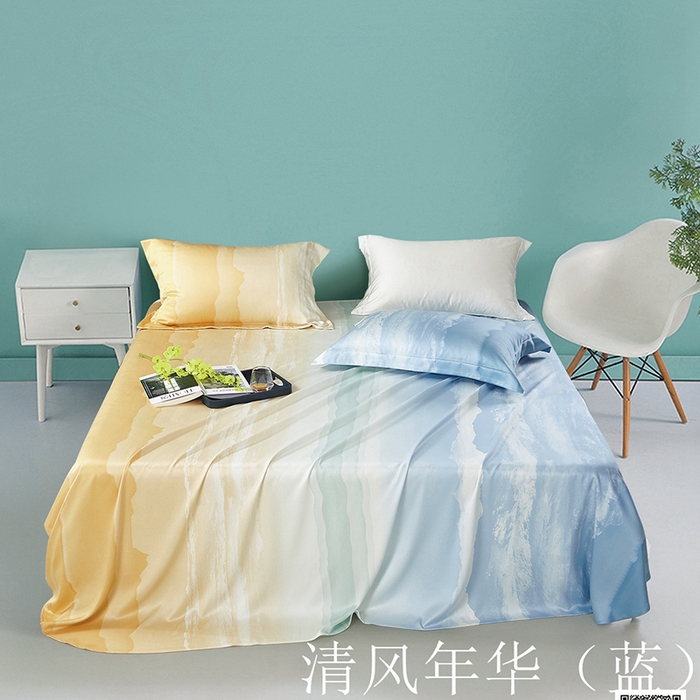 91家纺网 家纺一手货源 找家纺 （总）威克凯丽 2025新款竹语天丝软凉席三件套