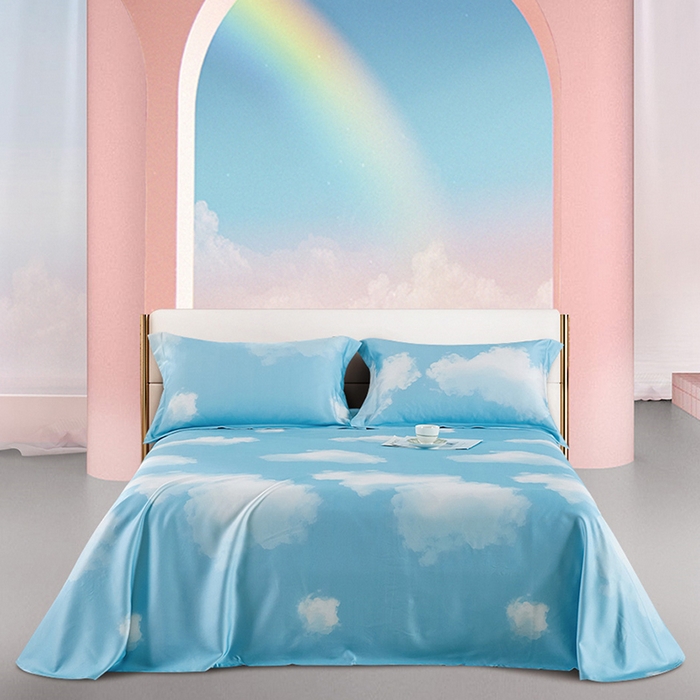 91家纺网 家纺一手货源 找家纺 （总）威克凯丽 2025新款竹语天丝软凉席三件套