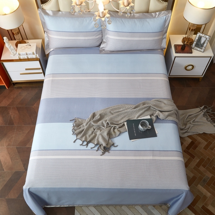 91家纺网 家纺一手货源 找家纺 威克凯丽 2025新款竹语天丝软凉席三件套 柏尔曼