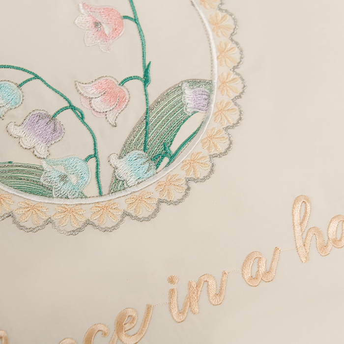 91家纺网 家纺一手货源 找家纺 （总）登登家纺 2025新款A类长绒棉刺绣四件套-风铃