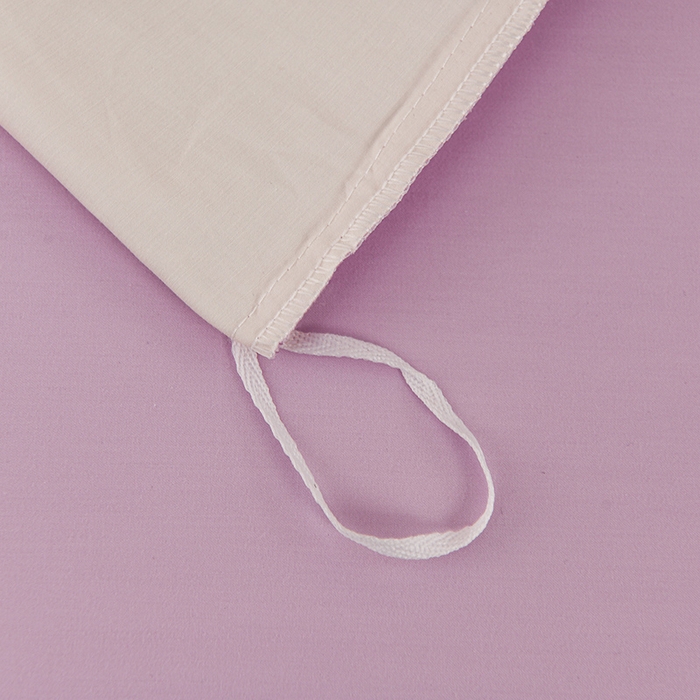 91家纺网 家纺一手货源 找家纺 登登家纺 2025新款A类长绒棉刺绣四件套-风铃 风铃-白紫