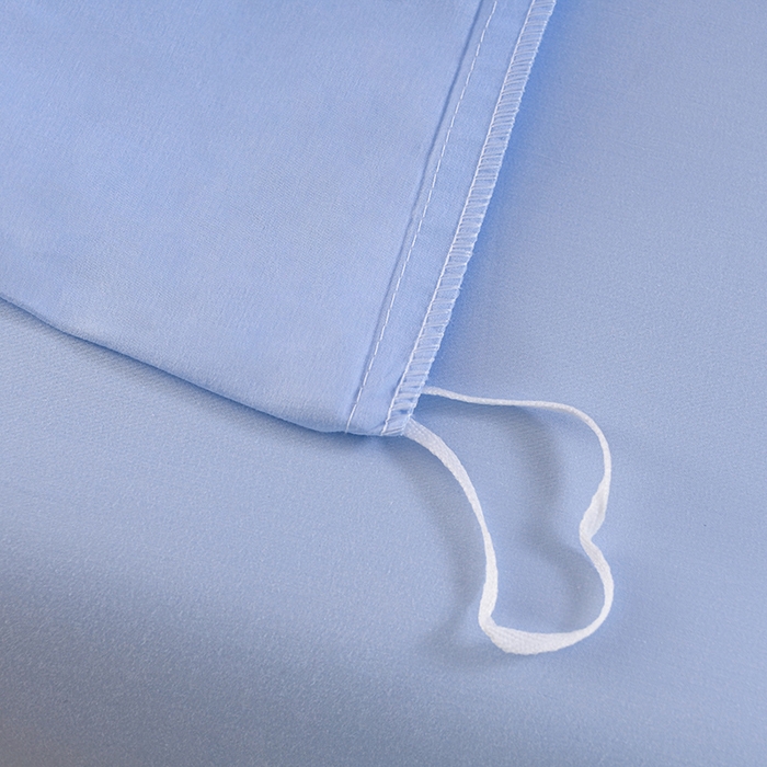 91家纺网 家纺一手货源 找家纺 登登家纺 2025新款A类长绒棉刺绣四件套-华尔兹 华尔兹-蓝