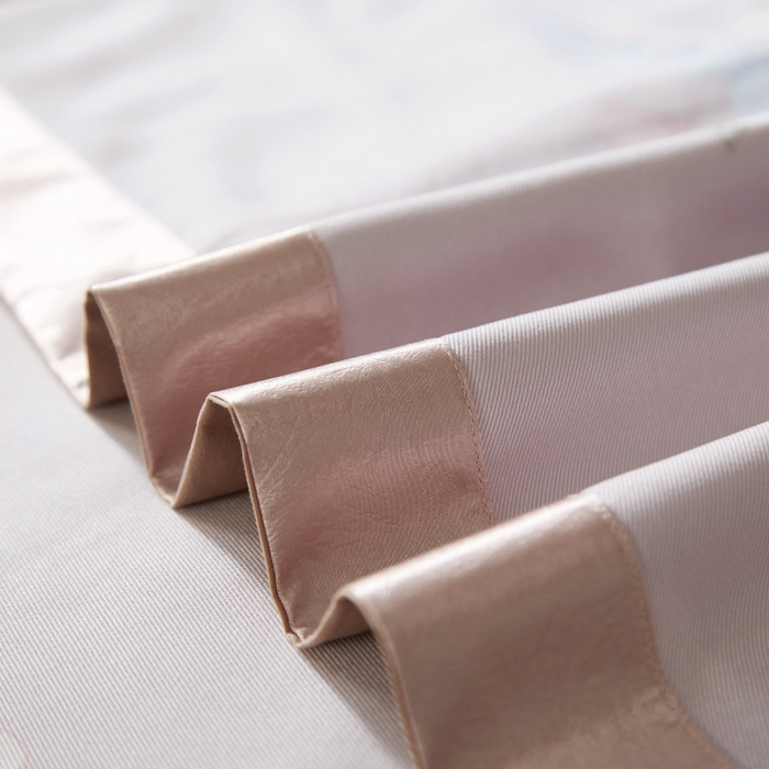 91家纺网 家纺一手货源 找家纺 威克凯丽 2025新款竹语天丝软凉席三件套 恬园-豆沙