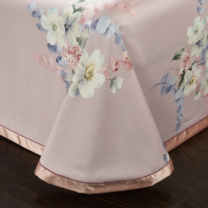 91家纺网 家纺一手货源 找家纺 威克凯丽 2025新款竹语天丝软凉席三件套 恬园-豆沙