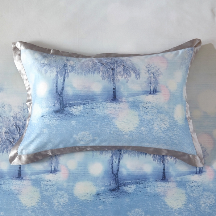 91家纺网 家纺一手货源 找家纺 威克凯丽 2025新款竹语天丝软凉席三件套 意韵美景