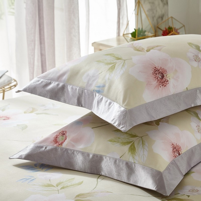 91家纺网 家纺一手货源 找家纺 威克凯丽 2025新款竹语天丝软凉席三件套 云水之谣-浅黄