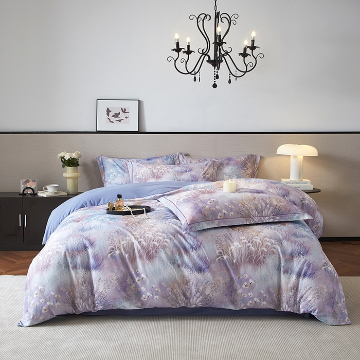 91家纺网 家纺一手货源 找家纺 （总）金纱玉纺家纺 2025数码印花100%棉四件套