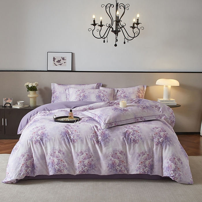 91家纺网 家纺一手货源 找家纺 （总）金纱玉纺家纺 2025数码印花100%棉四件套