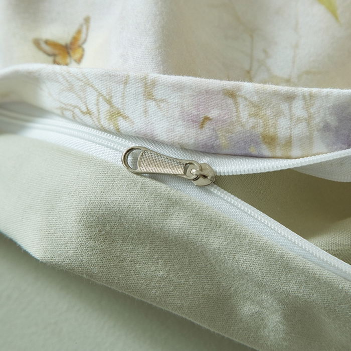 91家纺网 家纺一手货源 找家纺 金纱玉纺家纺 2025数码印花100%棉四件套 华美-绿