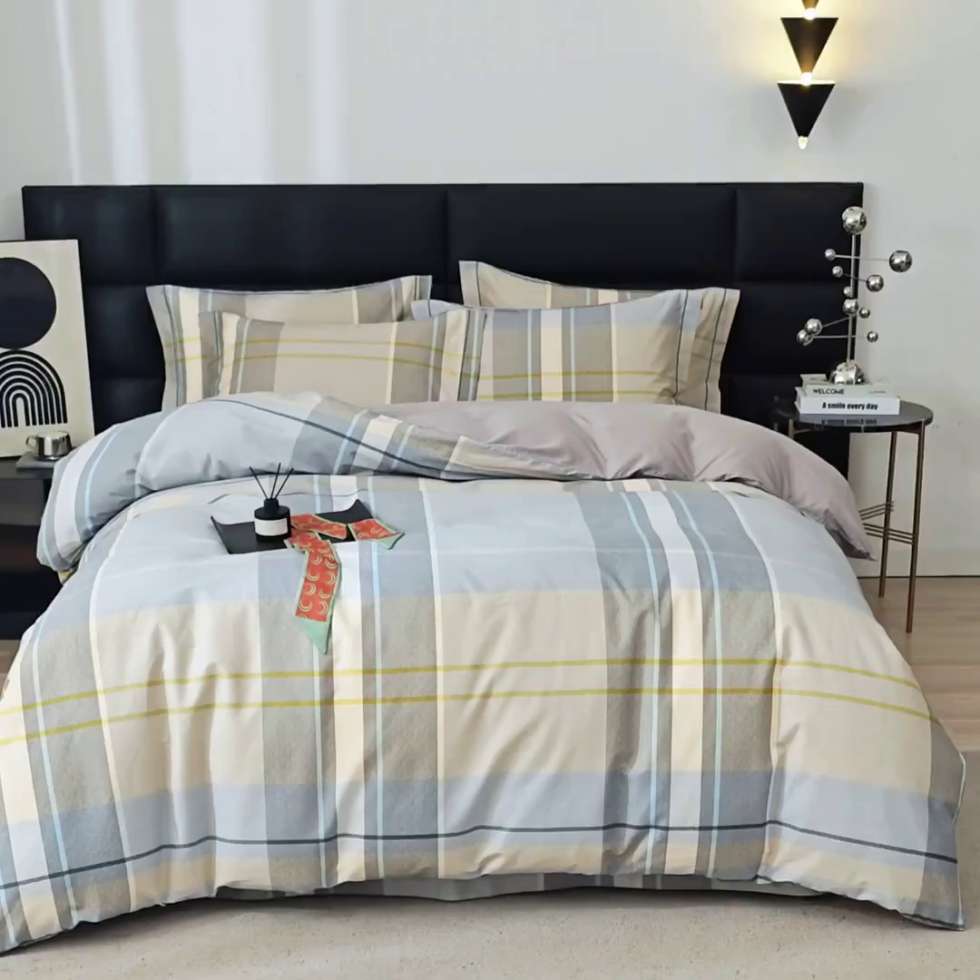 91家纺网 家纺一手货源 找家纺 （总）威克凯丽 2025新款全棉13372系列四件套