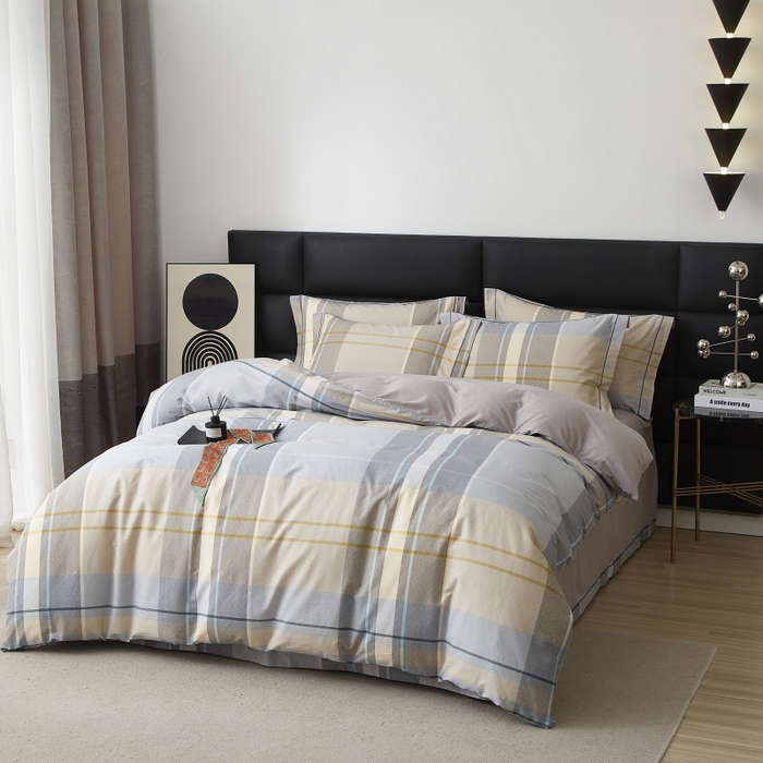 91家纺网 家纺一手货源 找家纺 威克凯丽 2025新款全棉13372系列四件套 迪尔