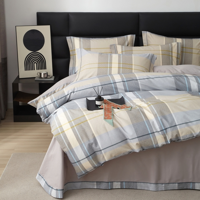 91家纺网 家纺一手货源 找家纺 威克凯丽 2025新款全棉13372系列四件套 迪尔