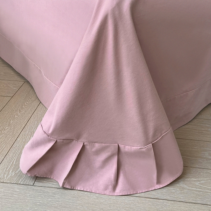 91家纺网 家纺一手货源 找家纺 金纱玉纺家纺 2025数码印花100%棉四件套 新世纪-粉