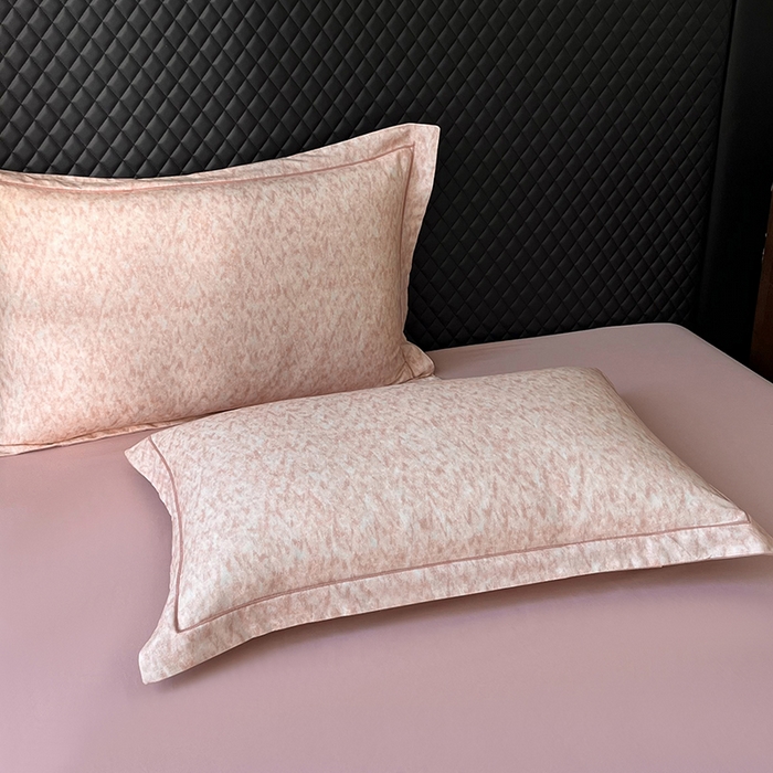 91家纺网 家纺一手货源 找家纺 金纱玉纺家纺 2025数码印花100%棉四件套 新世纪-粉