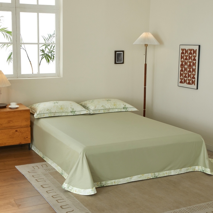 91家纺网 家纺一手货源 找家纺 威克凯丽 2025新款全棉13372系列四件套 莫奈