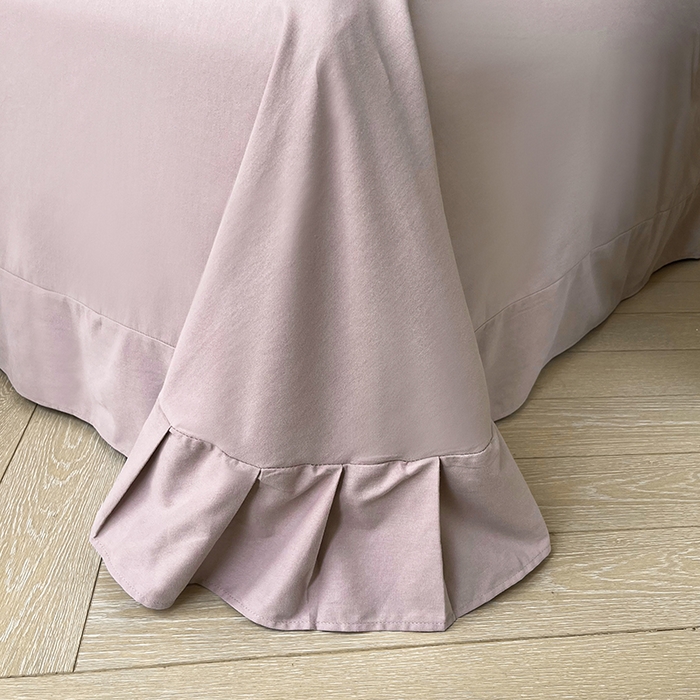 91家纺网 家纺一手货源 找家纺 金纱玉纺家纺 2025数码印花100%棉四件套 枕月之梦-紫