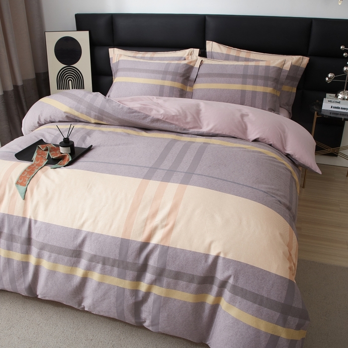 91家纺网 家纺一手货源 找家纺 威克凯丽 2025新款全棉13372系列四件套 诺拉