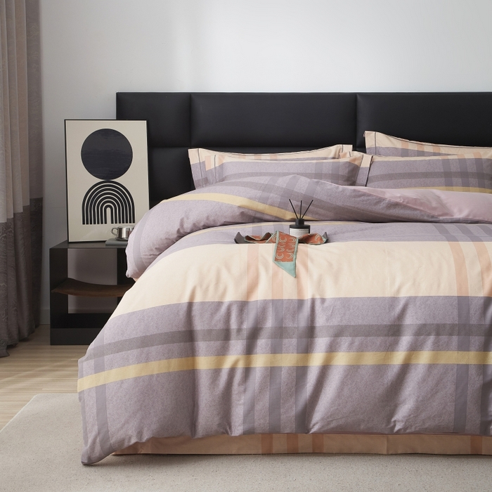 91家纺网 家纺一手货源 找家纺 威克凯丽 2025新款全棉13372系列四件套 诺拉